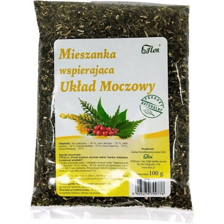 Mieszanka ziołowa Mój Układ Moczowy Flos – naturalne wsparcie nerek i dróg moczowych