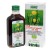 Szklana butelka oraz katronik soku Mniszek Lekarski sok EKO Salus 200 ml – suplement diety wspiera wątrobę i układ trawienny. Odpowiedni dla vegan.