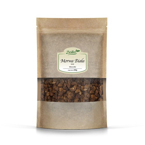 Papierowe opakowanie suszonego owocu morwy białej 250 g Ziółko.