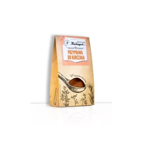 Kartonowe opakowanie przyprawy do kurczaka 60 g marki Herbapol – naturalna mieszanka ziół i warzyw