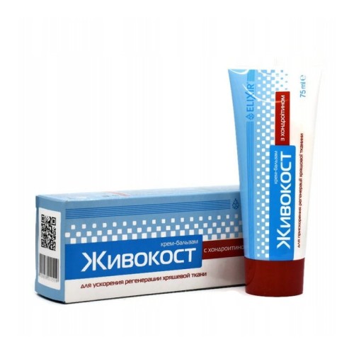 Krem- balsam żywokostowa z chondroityną 75 ml marki Elixir – naturalne wsparcie stawów i skóry