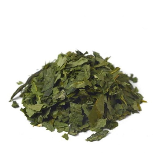 suszone liście czosnku niedźwiedziego 20 g Ziółko – suszona przyprawa bezglutenowa, naturalne wsparcie odporności, obniżenie cholesterolu.
