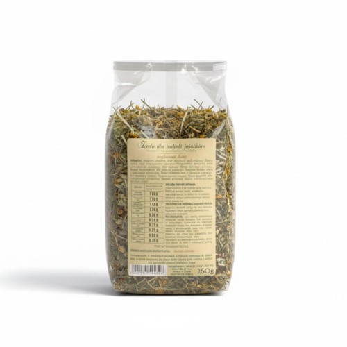 Herbatka ziołowa NATURA-WITA Zioła dla torbieli jajników 260g – naturalne wsparcie kobiecego organizmu, mieszanka ziół: krwawnik, przywrotnik, nagietek. Poprawia samopoczucie w trakcie miesiączki.