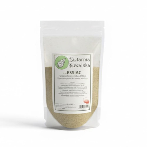Zioła à la Essiac 200g – mieszanka wg Indian Ojibwa od Zielarni Suwalskiej wspiera detoksykację organizmu.