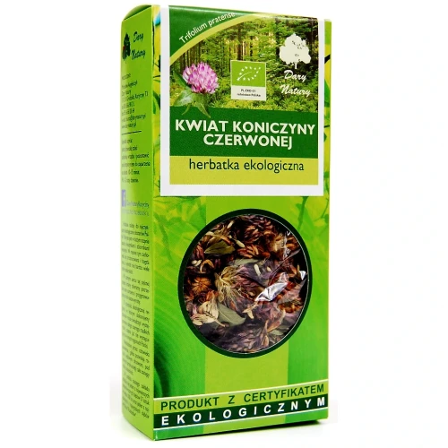 Koniczyna czerwona kwiat Eko Dary Natury – naturalne wsparcie hormonalne dla kobiet