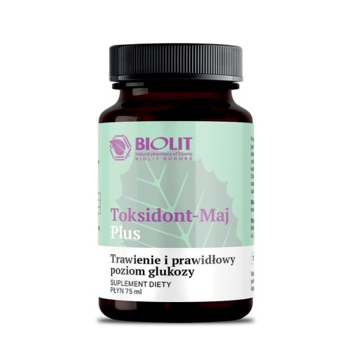 Toksidont Maj Plus Biolit – suplement z łopianem i taksyfoliną wspierający trawienie, odporność i zdrową skórę