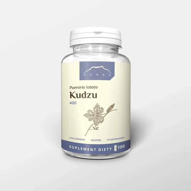 Kudzu – naturalne wsparcie organizmu w 100 kapsułkach. Pomaga redukować stres, wspiera walkę z nałogami oraz detoksykację. Wspomaga trawienie i równowagę organizmu. Idealne wsparcie w codziennej suplementacji.