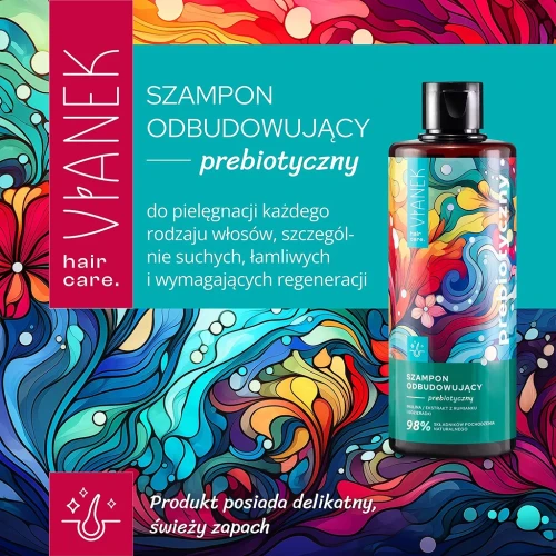 zdjęcie produktu z informacją, że produkt jest przeznaczony szczególnie do włosów łamliwych wymagających regeneracji